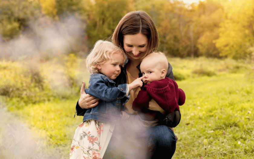 Mother and children; breaking the generational diet cycle with intuitive eating support